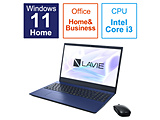 m[gp\R LAVIE N15(N1535/FAL) lCr[u[ PC-N1535FAL m15.6^ /Windows11 Home /intel Core i3 /F8GB /SSDF256GB /Office HomeandBusiness /{ŃL[{[h /2023Ntfn