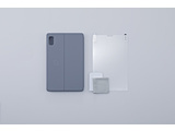 PC-T0975GAS、PC-TAB09H01、PC-TAB09H02用 タブレットカバー&画面保護フィルム アークティックグレー PC-AC-AD040C