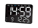 LED CLOCK SLOWER VIENTO WHITE/BLACK  �v�g�h�s�d�^�a�k�`�b�j SLW368