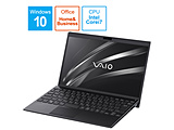 ノートパソコン VAIO SX12 ブラック VJS12390111B ［12.5型 /Windows10 Home /intel Core i7 /メモリ：8GB /SSD：256GB /Office HomeandBusiness /日本語版キーボード /2020年10月モデル］