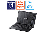 笔记本电脑VAIO SX12很好黑色VJS12690111B[12.5型/Windows11 Pro/intel Core i7/存储器:16GB/SSD:512GB/Office HomeandBusiness/日本語版键盘/2023一年6月型号]