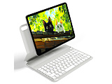 11�C���` iPad�iA16�j�A10.9�C���` iPad�i��10����j�p �L�[�{�[�h�t���P�[�X AirSlim Folio �O���[/�z���C�g EW-BK033-02-GYWH