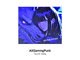 gemingugarasumausupaddo AXGamingpunk glassmouse pad Tai ji V2 loong