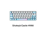 ゲーミングキーボード(ラピッドトリガー対応) Sikakeyb Castle HM66(英語配列) ホワイト sk-castle-hm66 ［有線 /USB］