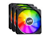 P[Xt@3 [120mm /1600RPM] XPG VENTO R 120 ARGB PWM ubN VENTOR120ARGBPWM3C-BKCWW(