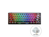 �Q�[�~���O�L�[�{�[�h One 3 Mini 60% Aura Edition(Kailh BOX Jellyfish���E�p��z��) �I�[���u���b�N dk-one3-aura-black-kjy �m�L�� /USB�n �y864�z