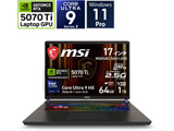 Vector-17-HX-AI-A2XWHG-6359JP Q[~Om[gp\R Vector 17 HX AI A2XW(RTX 5070 Ti ) RXXOC