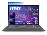 �m�[�g�p�\�R�� MSI �X�e���O���C Prestige-13-AI-Evo-A2HMG-5579JP �m13.3�^ /Windows11 Pro /intel Core Ultra 7 /�������F32GB /SSD�F1TB /���{��ŃL�[�{�[�h /2025�N10�����f���n �ysof001�z