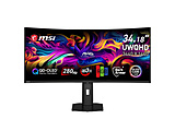 MAG 341CQP QD-OLED X28 USB-C�Ή� �Q�[�~���O���j�^�[   �m34�^ /�L�@EL QHD(3440×1440�j /���C�h /�Ȗʌ^ /280Hz�n