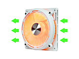 �P�[�X�t�@�� [120mm /1900RPM](���o�[�X�u���[�h) DE8 �z���C�g DF-DE8R-W-HQ1