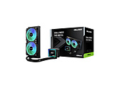 ����CPU�N�[���[ 120mm�t�@����2 [LGA1851/1700�EAM5/AM4]  �u���b�N Challenger 240 Digital