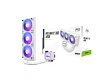 ����CPU�N�[���[ 120mm�t�@����3 [LGA1851/1700�EAM5/AM4]  �z���C�g Pro White 360 ARGB