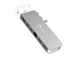 MacBook Pro / Air�p�mUSB-C��2 / ��3.5mm �I�X�����X HDMI / LAN / ��3.5mm / USB-A��2 / USB-C / USB4�n�h�b�L���O�X�e�[�V����  �X�y�[�X�O���[ JCD395