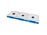 P[Xt@3 [120mm /1900RPM]{Rg[[ (LCDf) UNI FAN  TL LCD Wireless 120 WT Triple Pack zCg UF-TL120-LCD-WLS-3W
