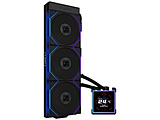 CPU�N�[���[ 120mm�t�@����3 [LGA1851/1700�EAM5/AM4] HydroShift II LCD-S 360 TL �u���b�N GHS2LCDS36TB
