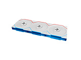 �P�[�X�t�@����3 [120mm /2300RPM]�{�R���g���[���[(���o�[�X�u���[�h) UNI FAN TL FLEX 120 �g���v���p�b�N �z���C�g 12RTL1F3W