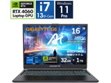 Q[~Om[gp\R G6 2004(RTX 4060) G6 KF-H3JP864KP ubN m16.0^ /Windows11 Pro /intel Core i7 /F32GB /SSDF1TB / /{ŃL[{[h /2024N11fn ysof001z