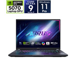 Q[~Om[gp\R AORUS ELITE 16 AE6H(RTX 5070) X[gOC AORUS ELITE 16 BWHC3JPC64SP [16.0^ /Windows11 Pro /intel Core Ultra 9 /F32GB /SSDF1TB]