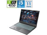 ゲーミングノートパソコン G5MF-E2JP333SH ブラック［RTX 4050 Laptop/15.6型 /Windows11 Home /intel Core i5 /メモリ：8GB /SSD：512GB］ 【sof001】