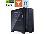 AP5A7N7T-5100 �Q�[�~���O�f�X�N�g�b�v�p�\�R�� AORUS PRIME 5 AP551(RTX 5070 Ti ) �u���b�N �m���j�^�[���� /Windows11 Home /AMD Ryzen7 /�������F32GB /SSD�F2TB /2025�N12�����f���n