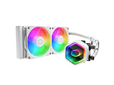 水冷CPUクーラー 120mmファンｘ2 [LGA1851/1700/1200/1156/1155/1151/1150・AM5/AM4] Masterliquid 240 Core II ホワイト MLW-D24M-A18PA-RW