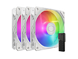P[Xt@3 [120mm /2500RPM]{Rg[[ SickleFlow Edge 120 ARGB White Edition 3-Pack Fan Kit zCg MFX-B2DW-253P2-R2