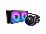 ����CPU�N�[���[ 120mm�t�@����2 [LGA1851/1700/1200/1156/1155/1151/1150�EAM5/AM4] ML 240 Atmos II LCD ARGB �u���b�N MLX-D24M-A25SZ-L1