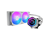 ����CPU�N�[���[ 120mm�t�@����2 [LGA1851/1700/1200/1156/1155/1151/1150�EAM5/AM4] MasterLiquid Core II 240 White ARGB X6G2 �z���C�g MLW-D24M-A18PA-JW