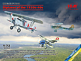 1/72 1930-1940N t@Zbg (He-51A-1AKi-10-IIA U-2/Po-2VS)