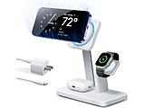 MFi�F�� MagSafe�Ή� 3in1 ���C�����X�[�d�X�^���h(USB�d���t��) ESR White ESR25W3-in-1WirelessChargerMagSafeCryoBoost �m���C�����X�̂݁n