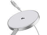 Qi2�Ή� ���C�����X�`���[�W���[  Silver ESRQi2miniWirelessCharger