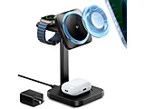 pt@t MagSafeΉ 3in1 CX[dX^h(USBdt) ESR Black Qi2HaloLock3-in-1WirelessChargerwithCryoBoost mQuick ChargeΉ /CX̂ /15Wn