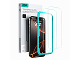 iPhone 16 Pro（6.3インチ）強化ガラスフィルム（2枚入り） ESR Clear - 2 Pack Tempered-GlassScreenProtectorforiPhone16Pro