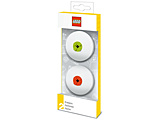LEGO（レゴ） 消しゴム2個セット　37507 （赤、ライム）