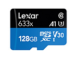 Lexar High-Performance 633x y128GBzmicroSDXCJ[h [Class 10, A1, UHS-I (U3), V30] LSDMI128BB1JP633A