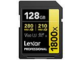 Lexar SDXCJ[h 128GB 1800x UHS-II GOLD U3 V60   LSD1800128G-B1NNJ mClass10 /128GBn