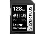 Lexar SDXC�J�[�h Professional SILVER PLUS�V���[�Y V30 UHS-I U3 �Ǐo���x �ő�255MB/s LSDSIPL128G-BNNPJ [128GB]   LSDSIPL128G-BNNPJ �m128GB�n