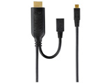 2m�mHDMI �� �}�C�N��HDMI�{micro USB�|�[�g�n�@HDMI�P�[�u���@USB-MHL200P
