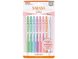 牛奶彩色圆珠笔SARASA CLIP(sarasakurippu)8色安排JJ15-8C-MK-N[0.5mm][864]