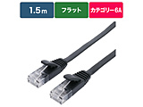 OB-L6A1-0150FL-BK LANP[u  ubN m1.5m /JeS[6A /tbgn