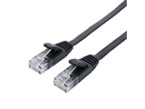 OB-L6A1-1000FL-BK LAN电缆黑色[10m/范畴6A/平地]