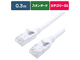 BIM-LC6A1STD030W LAN�P�[�u�� Cat6A �X�^���_�[�h 0.3m �z���C�g  �z���C�g �m0.3m /�J�e�S���[6A /�X�^���_�[�h�n