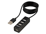 UH-2614BK USB-Anu 1.2m(Chrome/Mac/Windows11Ή) ubN moXp[ /4|[g /USB2.0Ήn