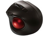 ワイヤレスレーザートラックボール［Bluetooth・Mac／Win］　静音・コンパクトモデル （5ボタン・ブラック）　MUS-TBLF134BK