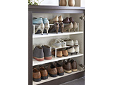 �t���[���@���ʔ����L�k�V���[�Y���b�N�@�t���[���z���C�g(Inside Shoebox Rack Frame WH)  �z���C�g 02572