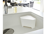 �A�N�A�@��������t�^�t���O�p�R�[�i�[�@�z���C�g(Sink Strainer WH)  �z���C�g 3236