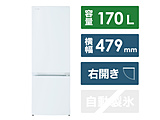 2ドア冷蔵庫  セミマットホワイト GR-V17BS(W) ［幅47.9cm /170L /2ドア /右開きタイプ /2023年］