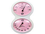 【在庫限り】 温湿度計　TT-509-PK（ピンク）