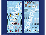V.F.G.�@�}�N���XF VF-25�ėp�f�J�[���Z�b�g �ysof001�z