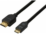 支持3.0m 3D影像、以太网的Ver1.4HDMI电缆(HDMI⇔小型HDMI)DLC-HEM30